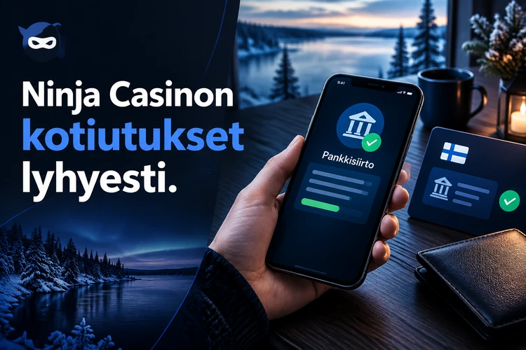 Ninja Casinon kotiutukset lyhyesti