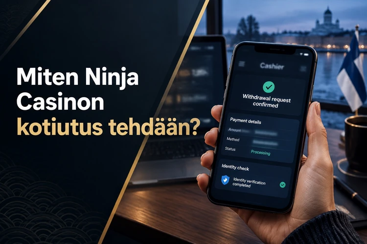Miten Ninja Casinon kotiutus tehdään?