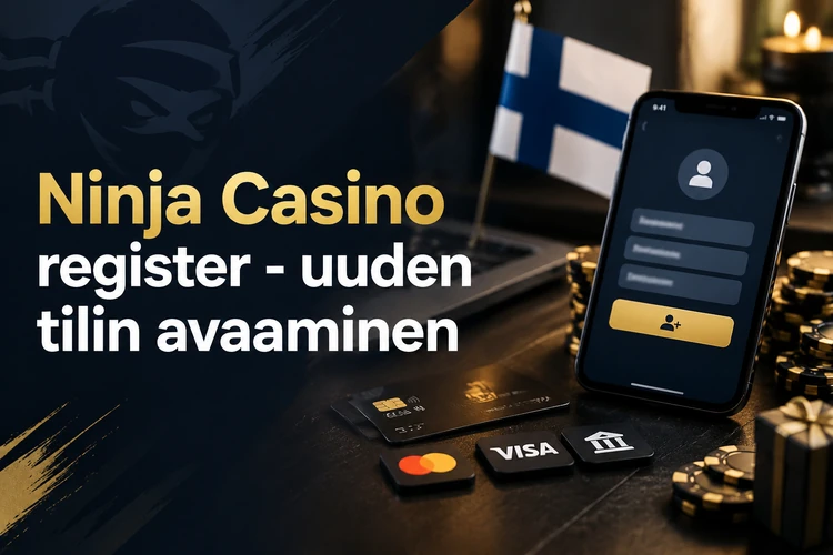 Ninja Casino register - uuden tilin avaaminen