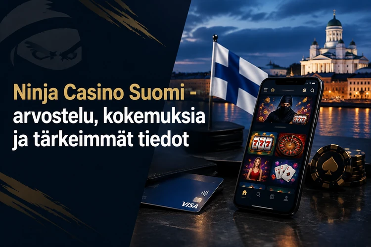 Ninja Casino Suomi - arvostelu, kokemuksia ja tärkeimmät tiedot
